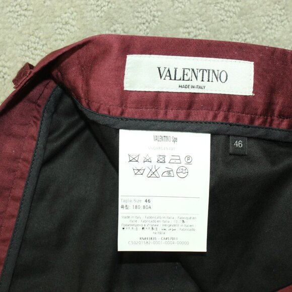 NWT Authentic Valentino Spa Women's Size US 14 Straight Leg 5-Pocket Pintucked - Picture 10 of 12